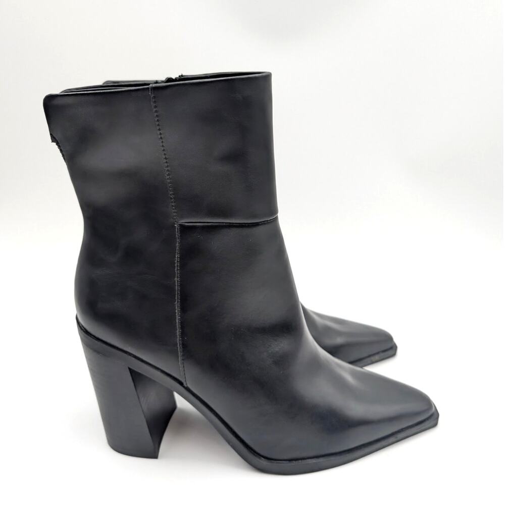 Steve Madden Silvee Pointed Toe Chunky Heels Ankl… - image 3